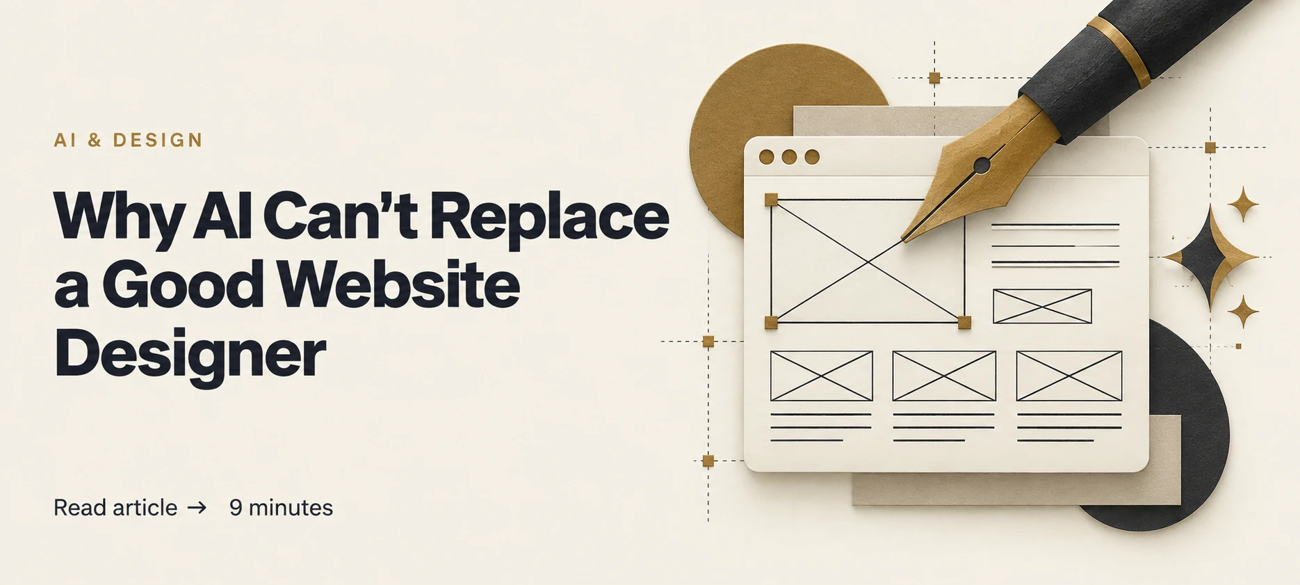 Why AI Can't Replace a Good Website Designer
